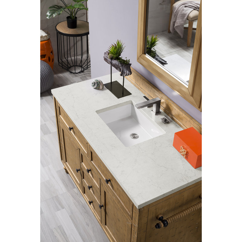 Laurel Foundry Modern Farmhouse Berlin 48" Single Bathroom Vanity Set